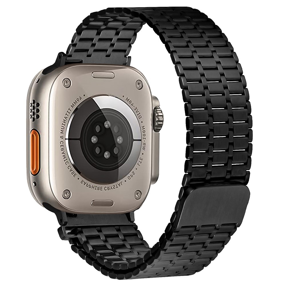 Apple Watch SE 44mm Business Armband Magnetic schwarz