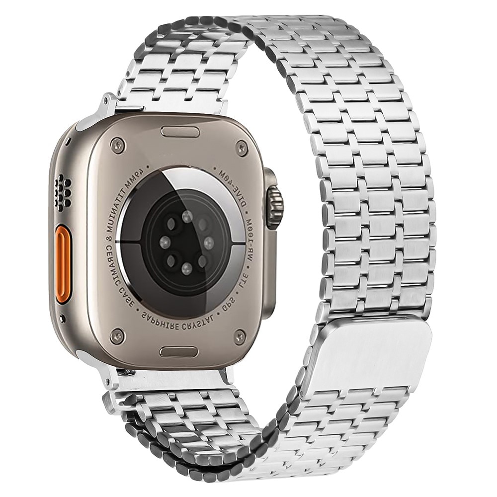 Apple Watch 42mm Business Armband Magnetic silber
