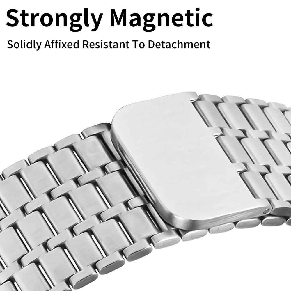 Apple Watch 40mm Business Armband Magnetic silber