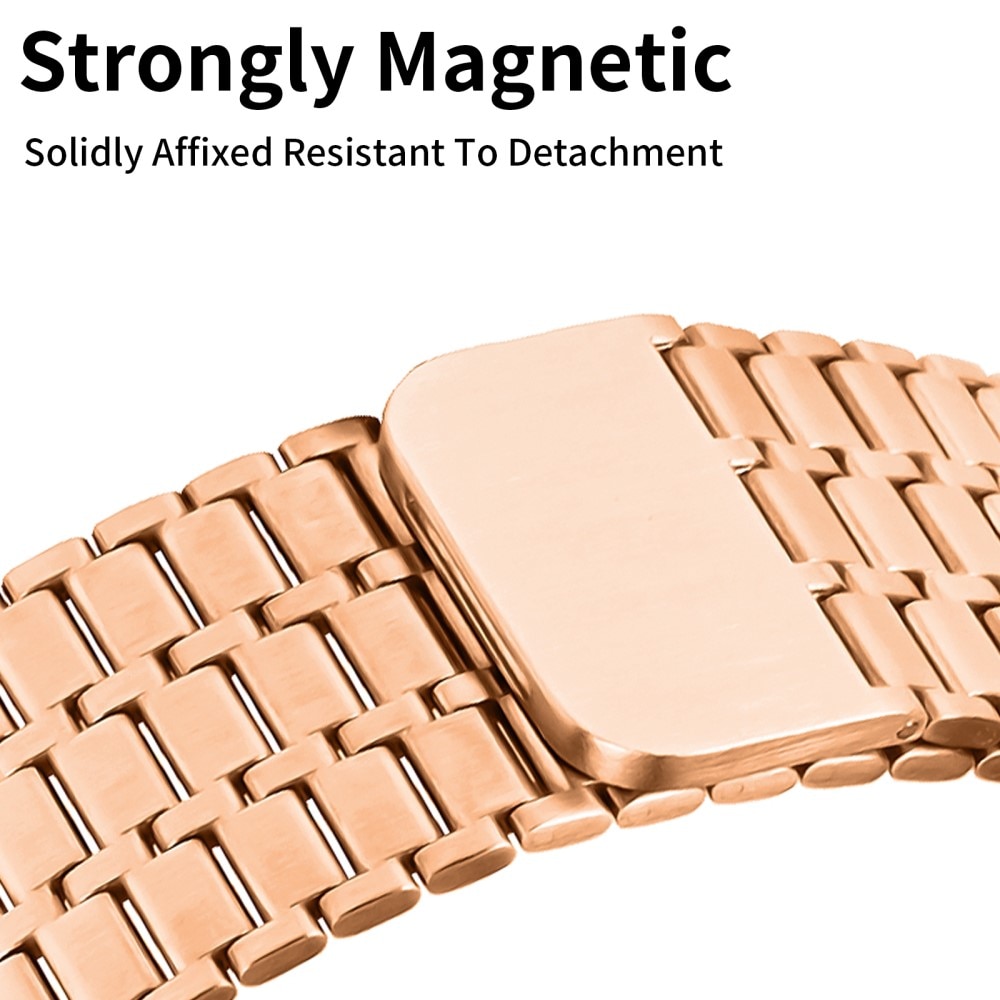 Apple Watch 45mm Series 9 Business Armband Magnetic rosé gold
