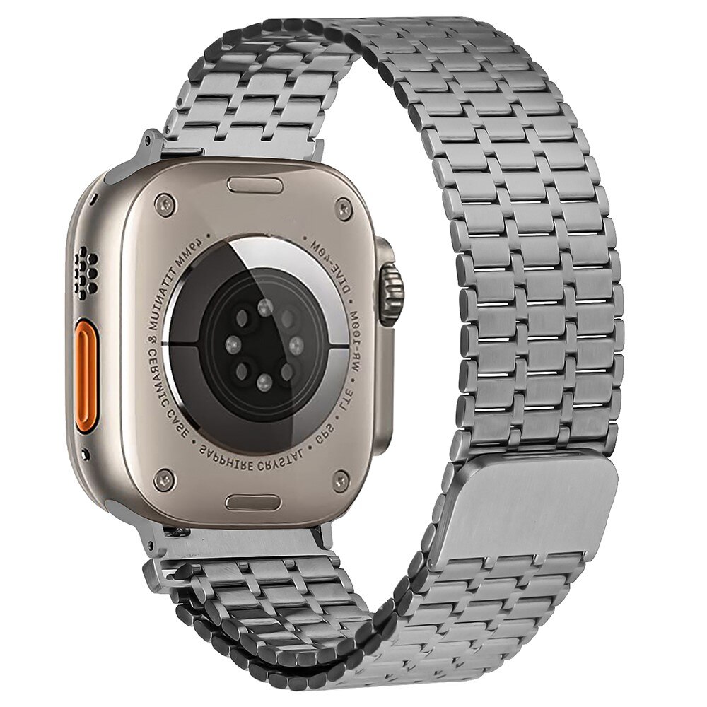 Apple Watch 41mm Series 7 Business Armband Magnetic grau