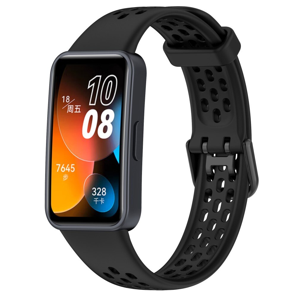 Huawei Band 8 Sport Armband aus Silikon schwarz