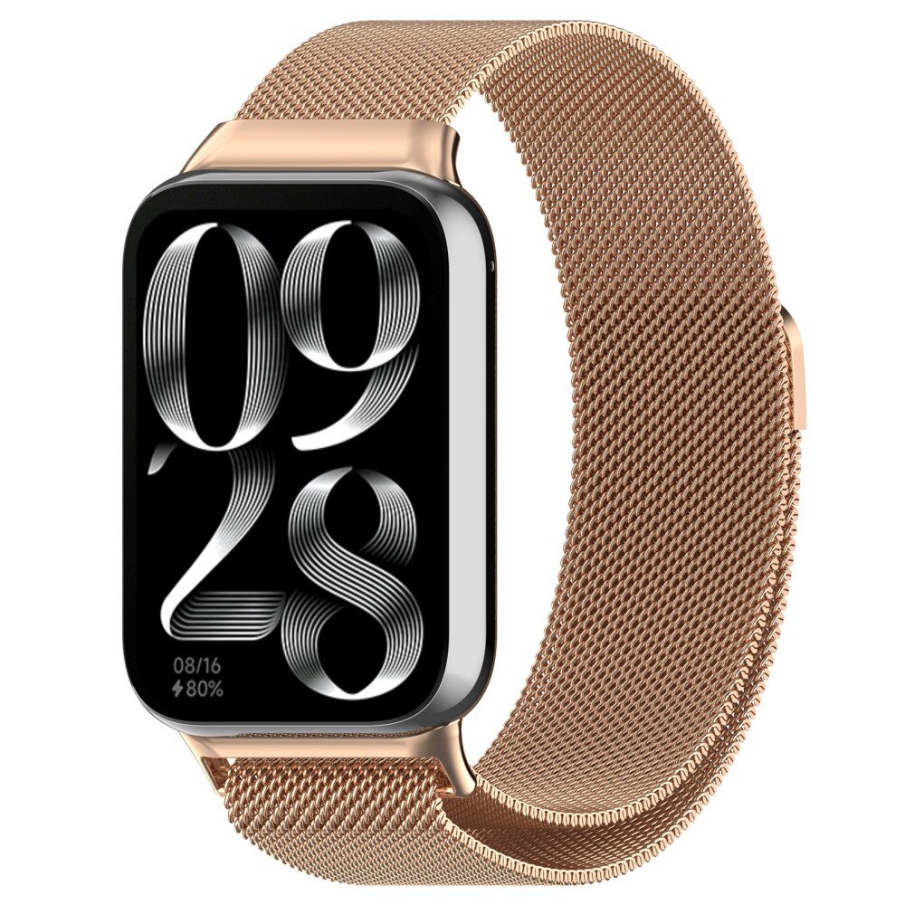 Xiaomi Smart Band 8 Pro Milanaise-Armband Roségold