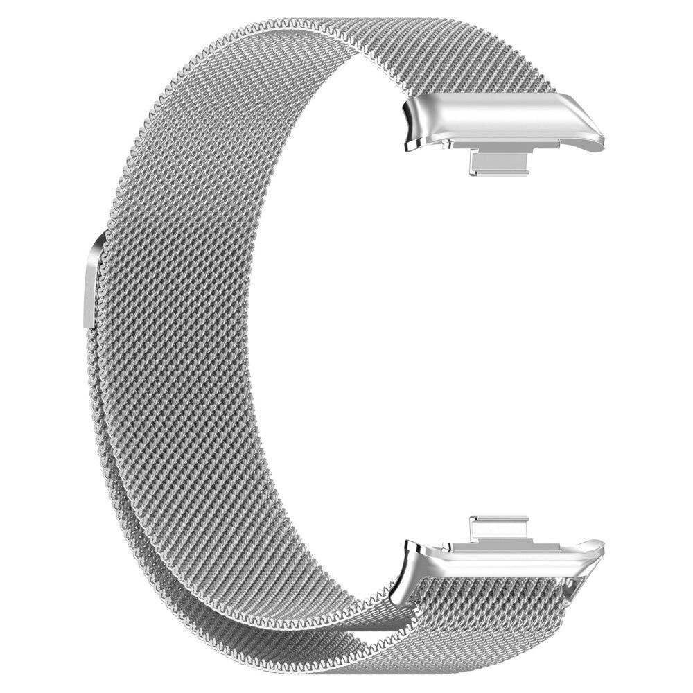 Xiaomi Smart Band 8 Pro Milanaise-Armband silber