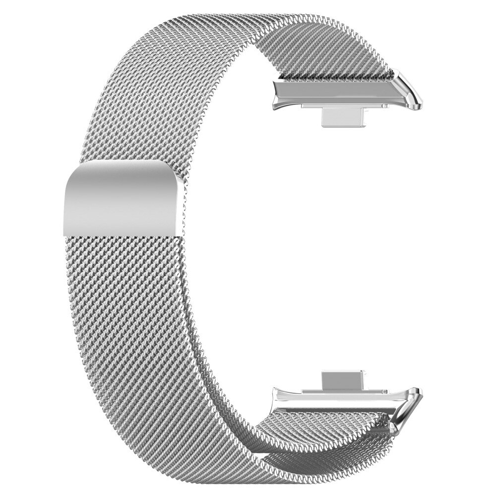 Xiaomi Smart Band 8 Pro Milanaise-Armband silber