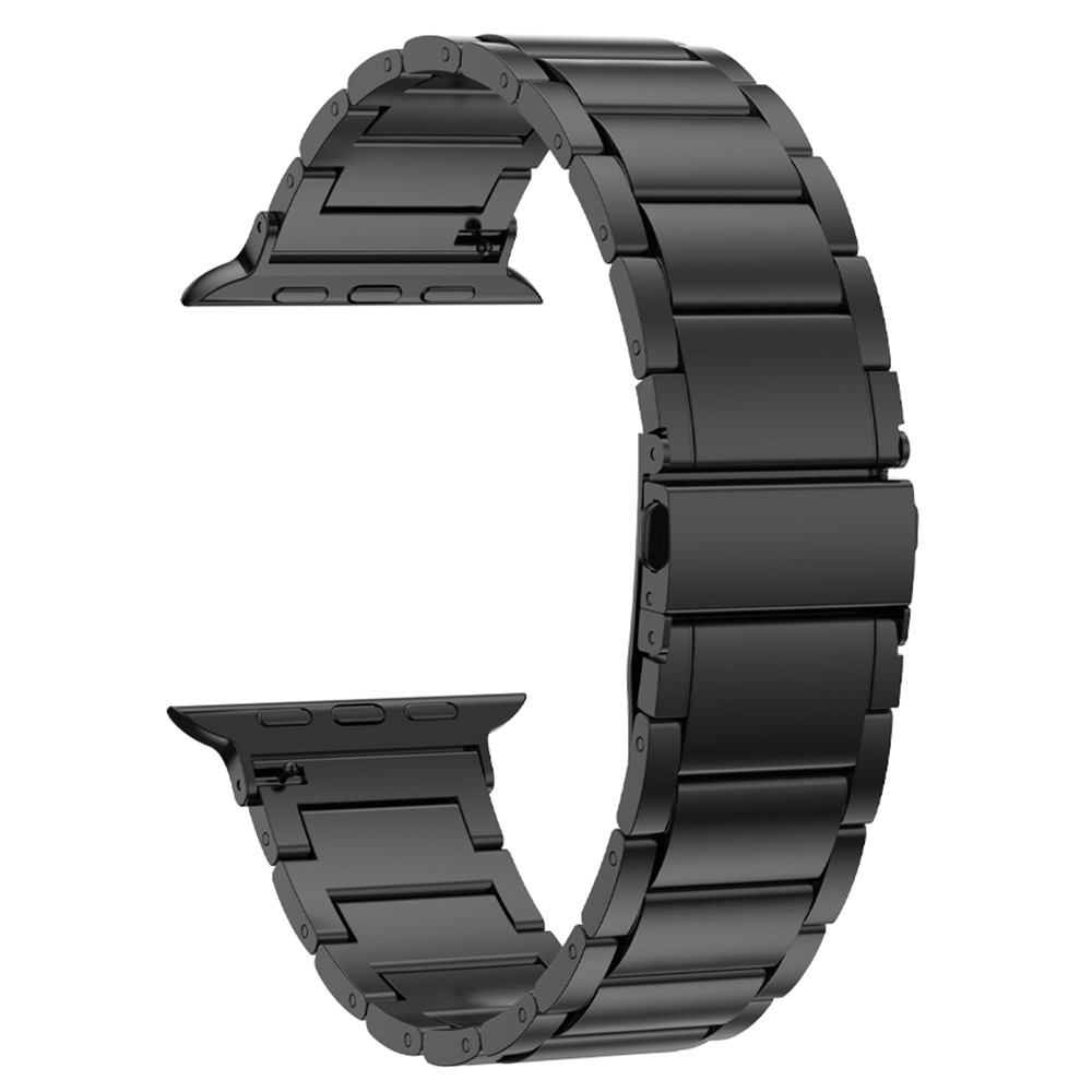 Apple Watch 45mm Series 8 Armband aus Titan schwarz
