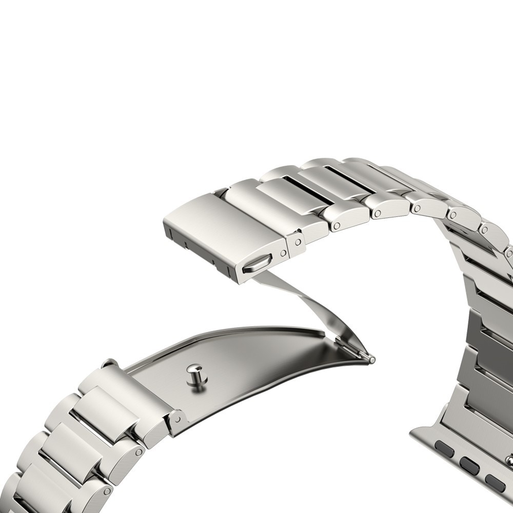 Apple Watch 45mm Series 7 Armband aus Titan schwarz