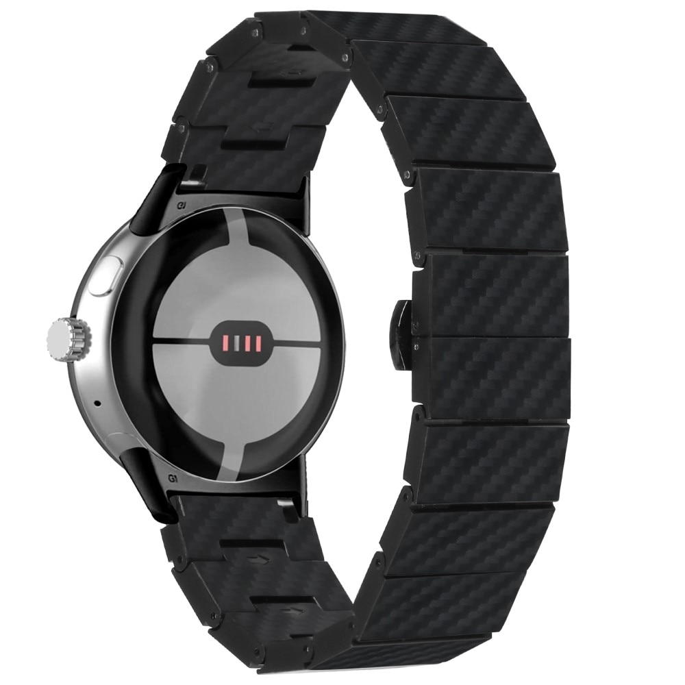 Google Pixel Watch 2 Gliederarmband Carbon Fiber schwarz