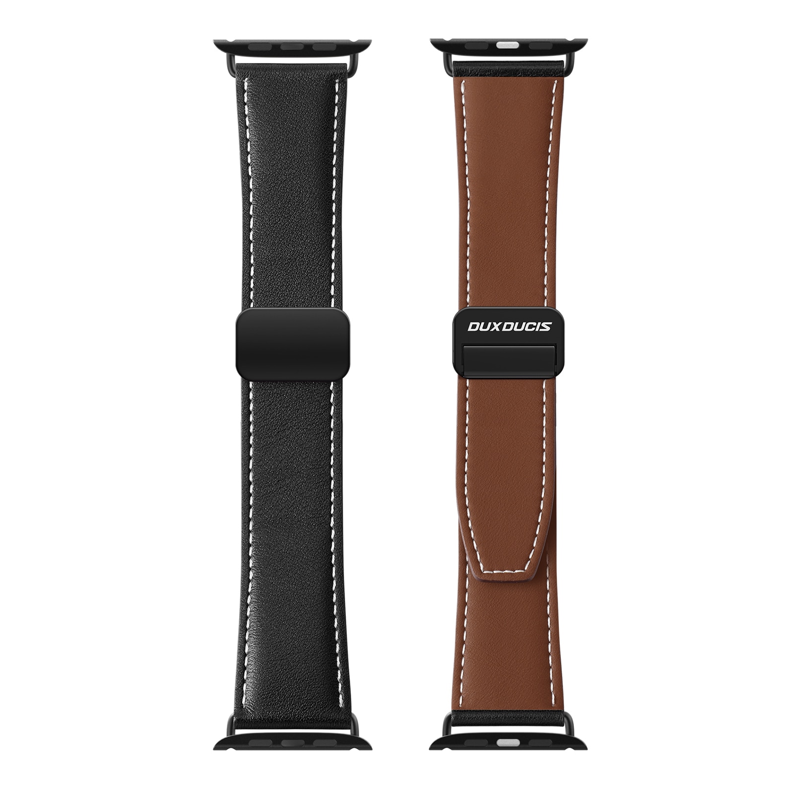 Lederarmband Apple Watch Series 11 42mm Schwarz