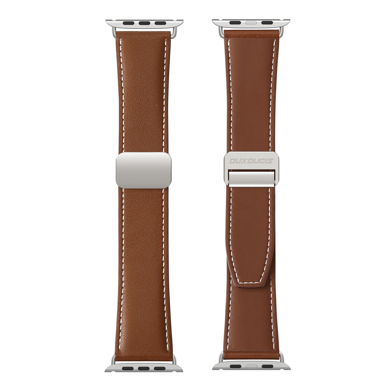 Lederarmband Apple Watch Series 11 42mm Braun