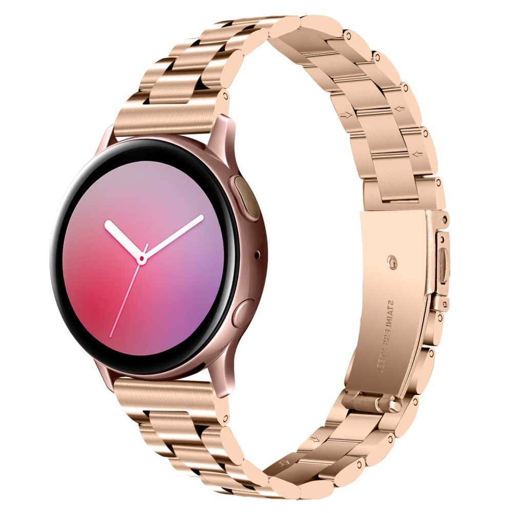 Withings ScanWatch Horizon Slim Armband aus Stahl roségold