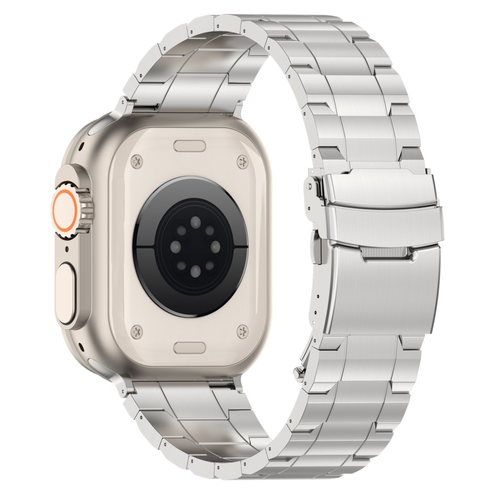 Elevate Armband aus Titan Apple Watch SE 44mm silber