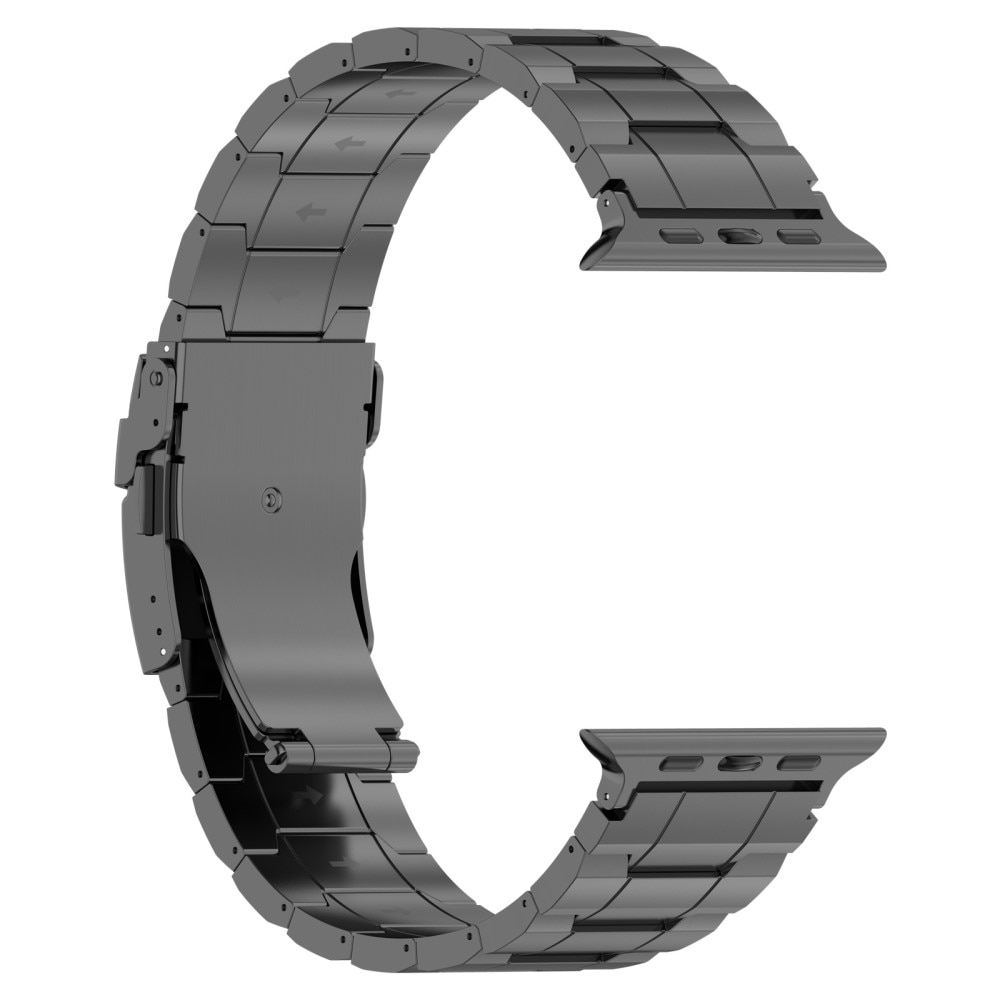 Elevate Armband aus Titan Apple Watch 41mm Series 7 grau