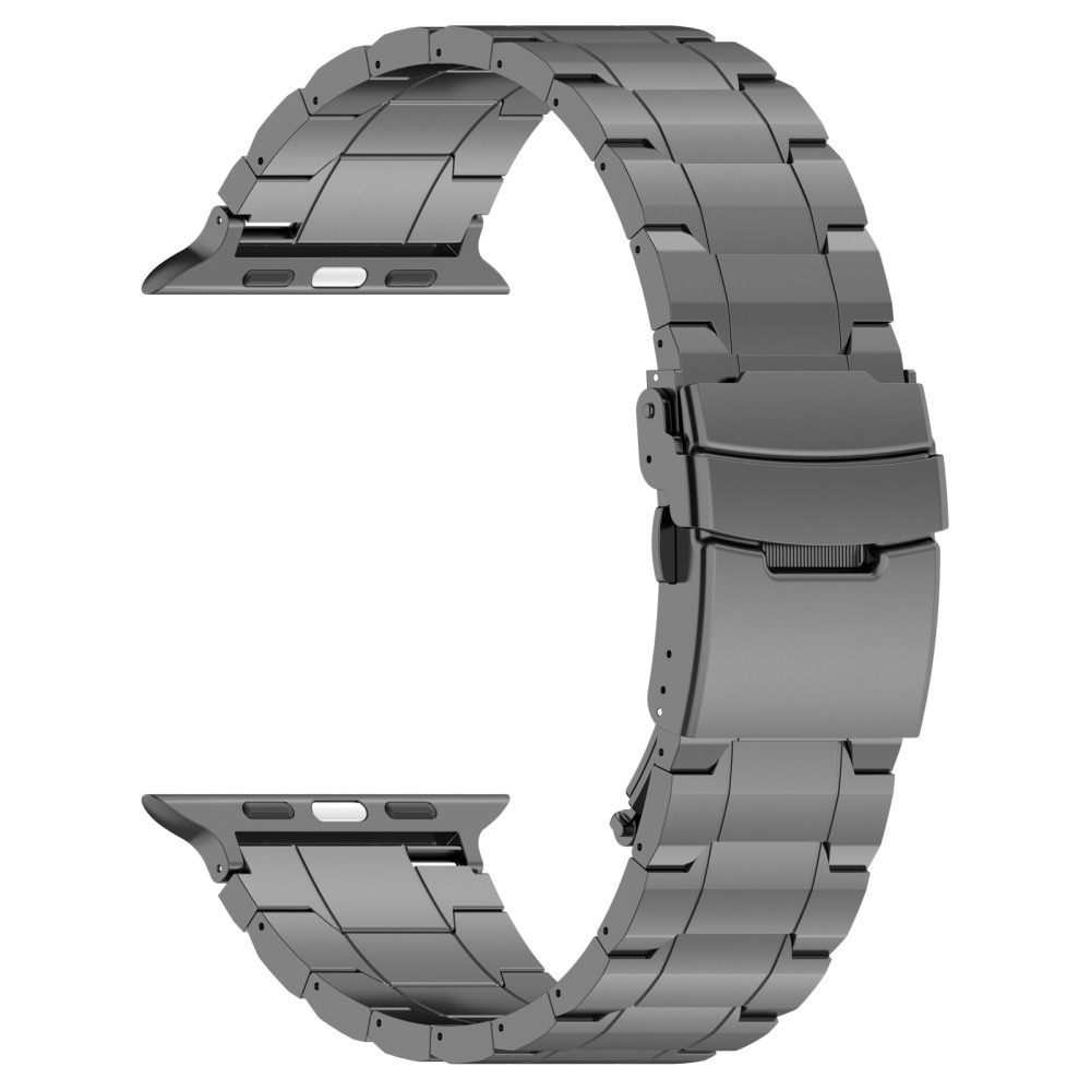 Elevate Armband aus Titan Apple Watch 41mm Series 7 grau