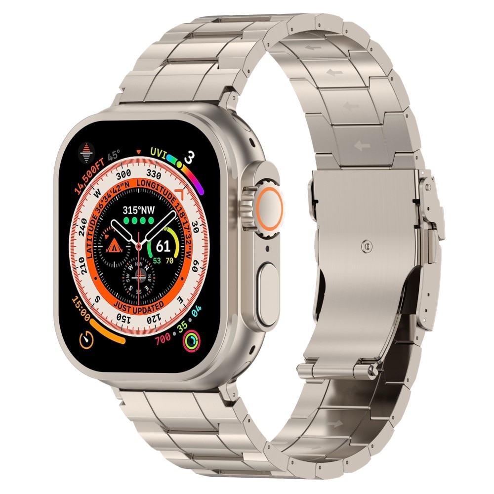 Elevate Armband aus Titan Apple Watch 41mm Series 8 titan