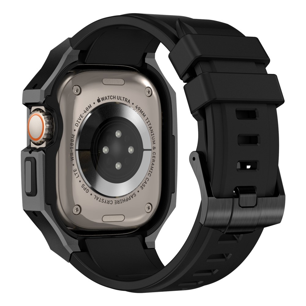 Apple Watch Ultra 49mm Stainless Steel Hülle + Armband schwarz