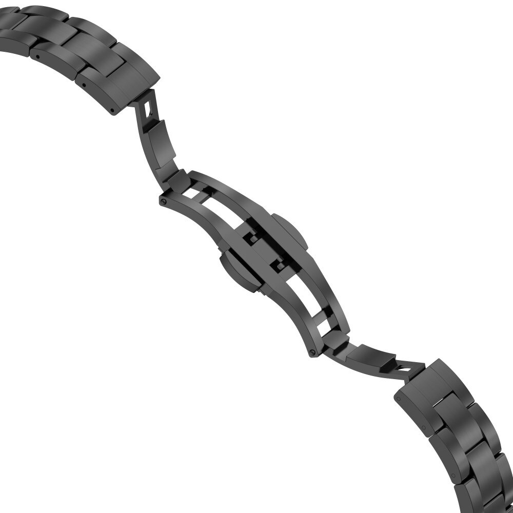 Slim Armband aus Titan Apple Watch Series 10 42mm schwarz