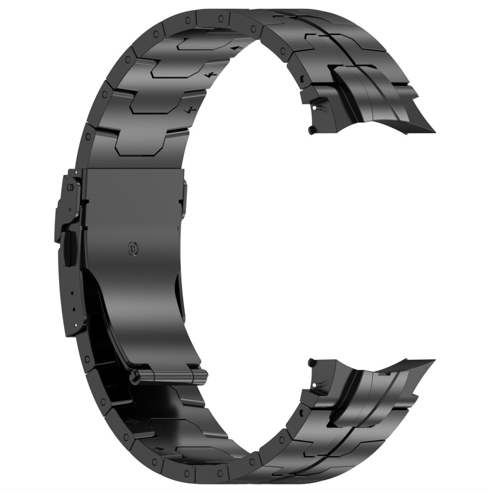 Race Stainless Steel Bracelet Samsung Galaxy Watch 4 Classic 42mm schwarz