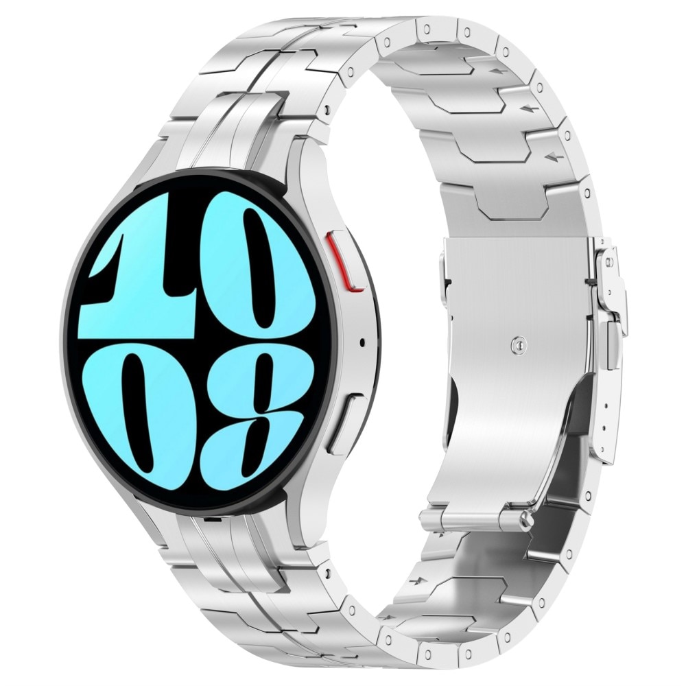 Race Stainless Steel Bracelet Samsung Galaxy Watch 4 40mm silber