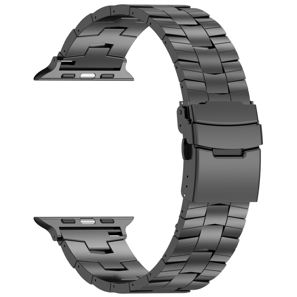 Race Armband aus Titan Apple Watch 41mm Series 7 schwarz