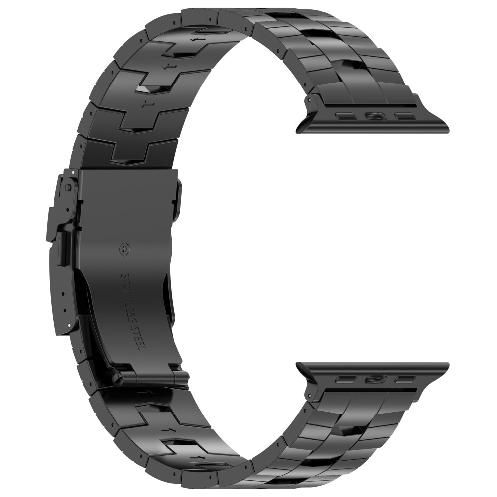 Race Armband aus Titan Apple Watch 41mm Series 7 schwarz