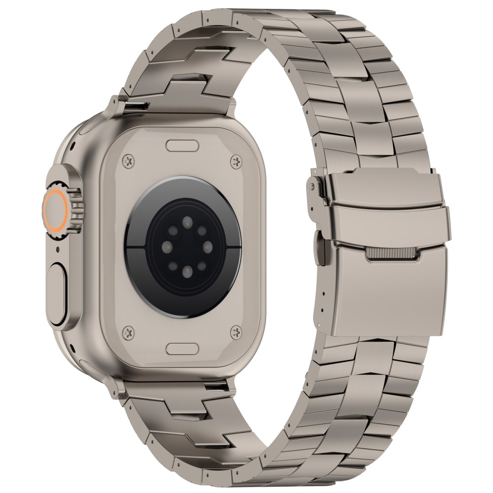 Race Armband aus Titan Apple Watch 41mm Series 9 grau