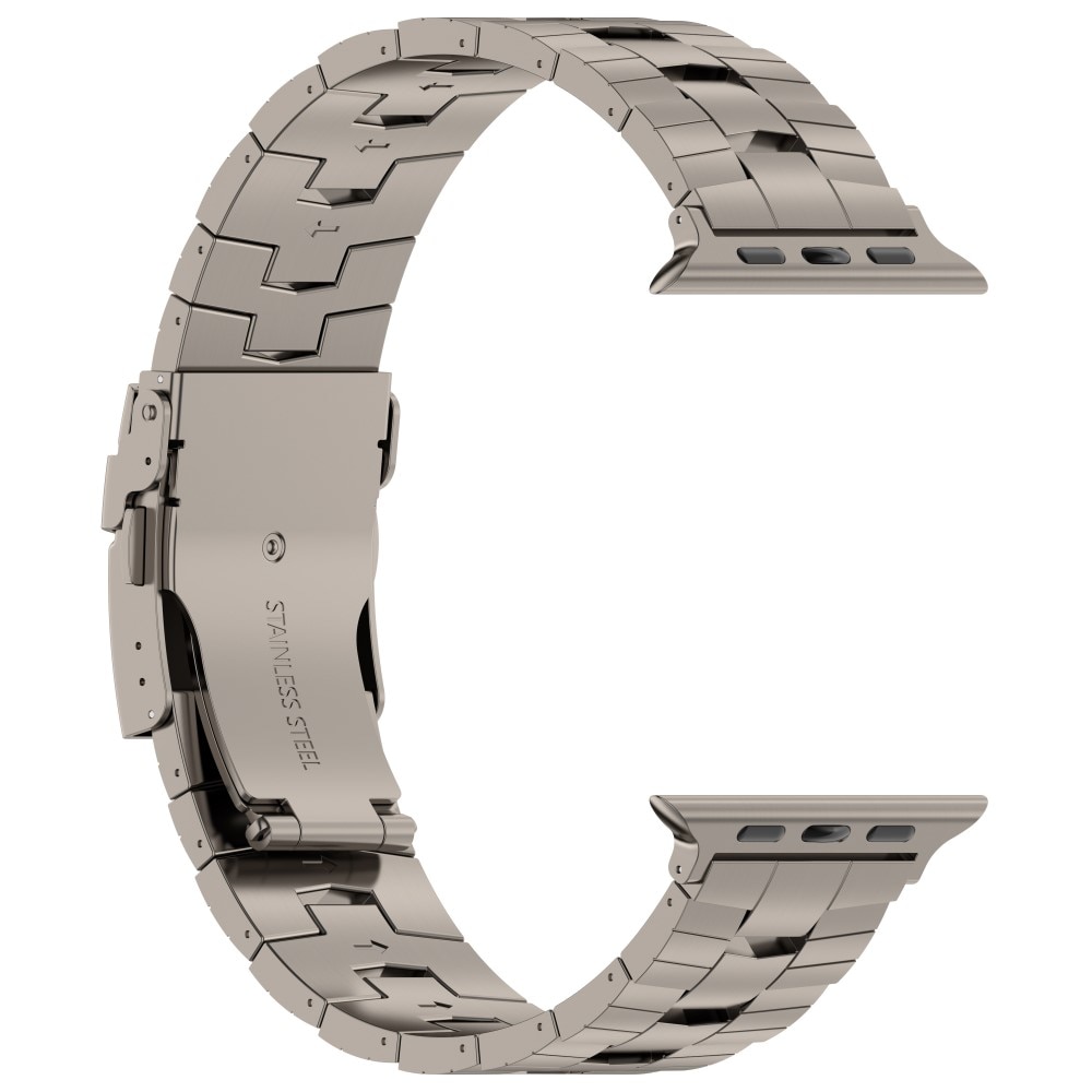 Race Armband aus Titan Apple Watch 41mm Series 7 grau