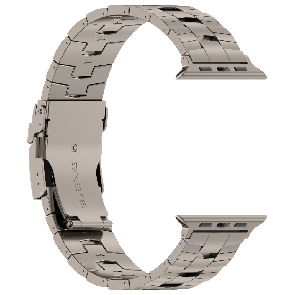 Race Armband aus Titan Apple Watch 41mm Series 9 grau