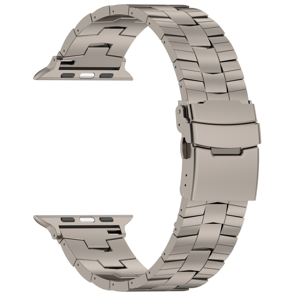 Race Armband aus Titan Apple Watch 44mm grau