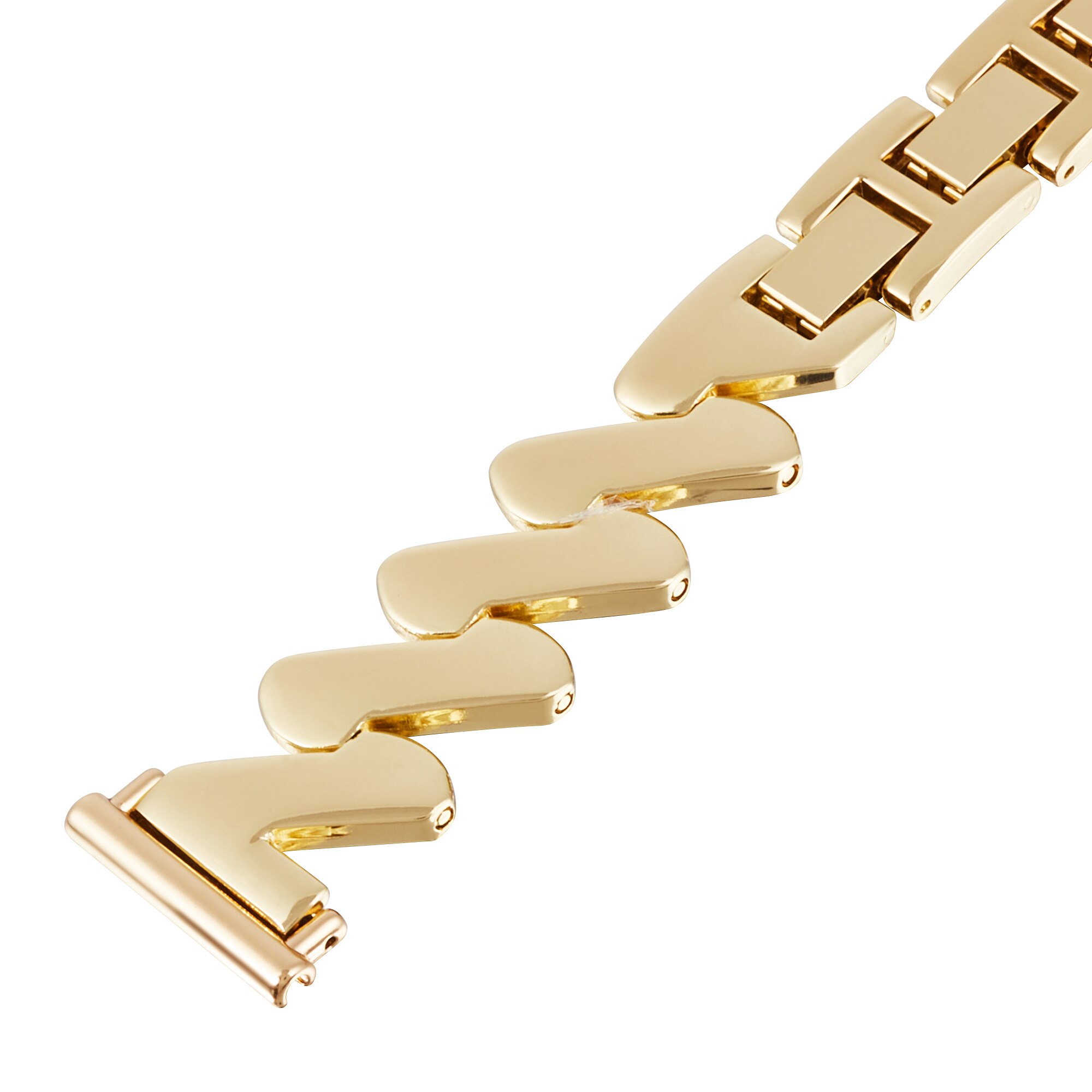 Universal 20mm Welliges Metallarmband gold