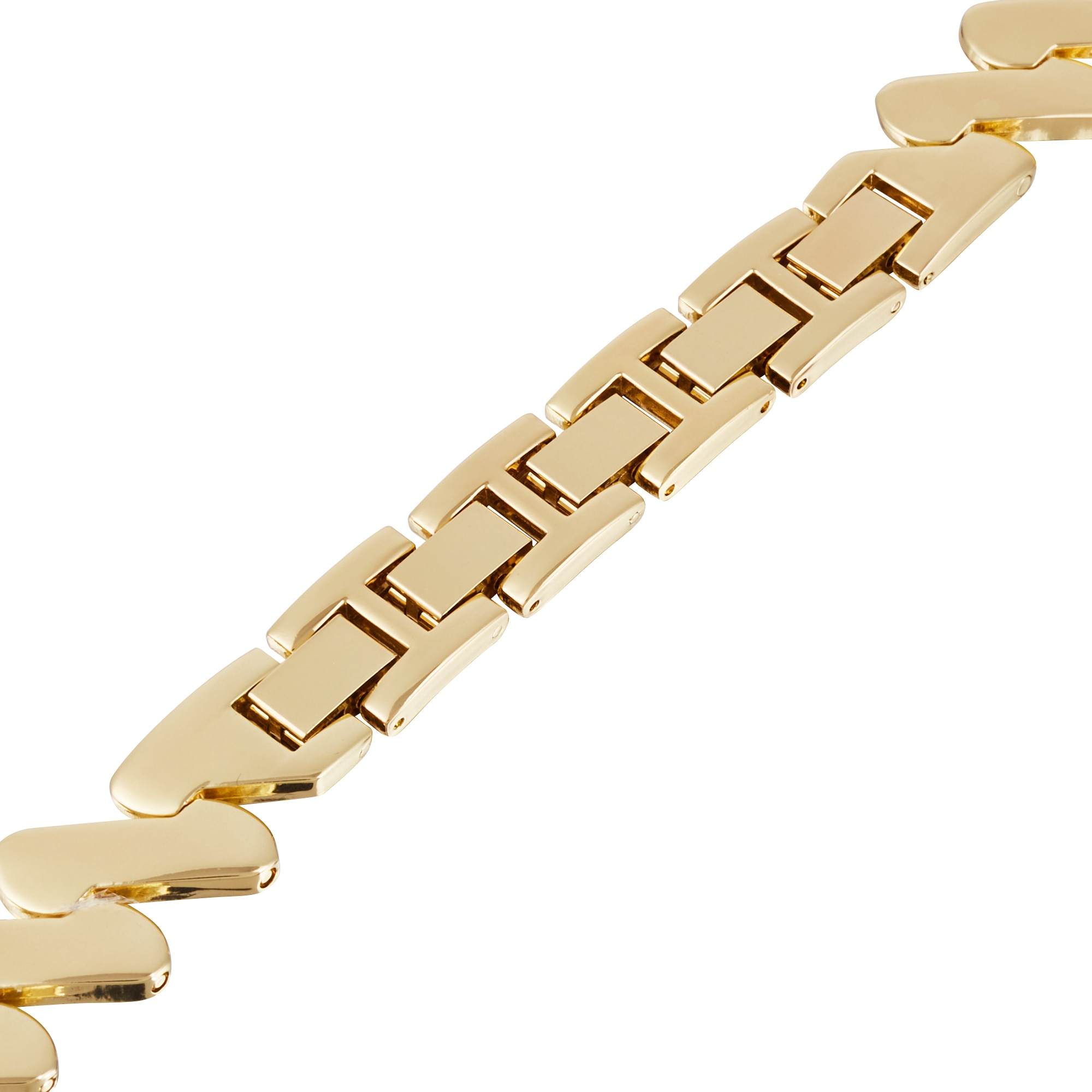 Universal 20mm Welliges Metallarmband gold