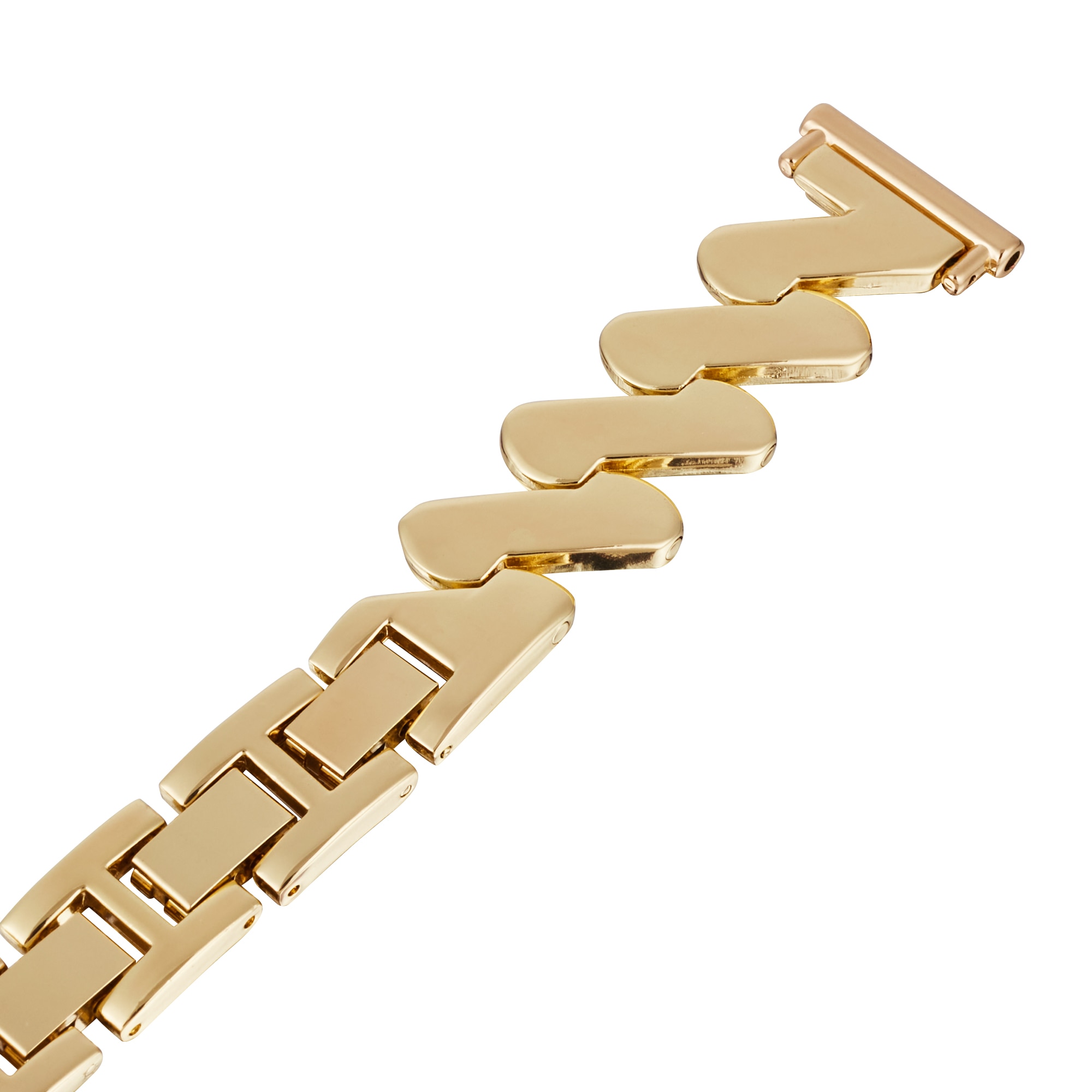 Samsung Galaxy Watch 6 44mm Welliges Metallarmband gold