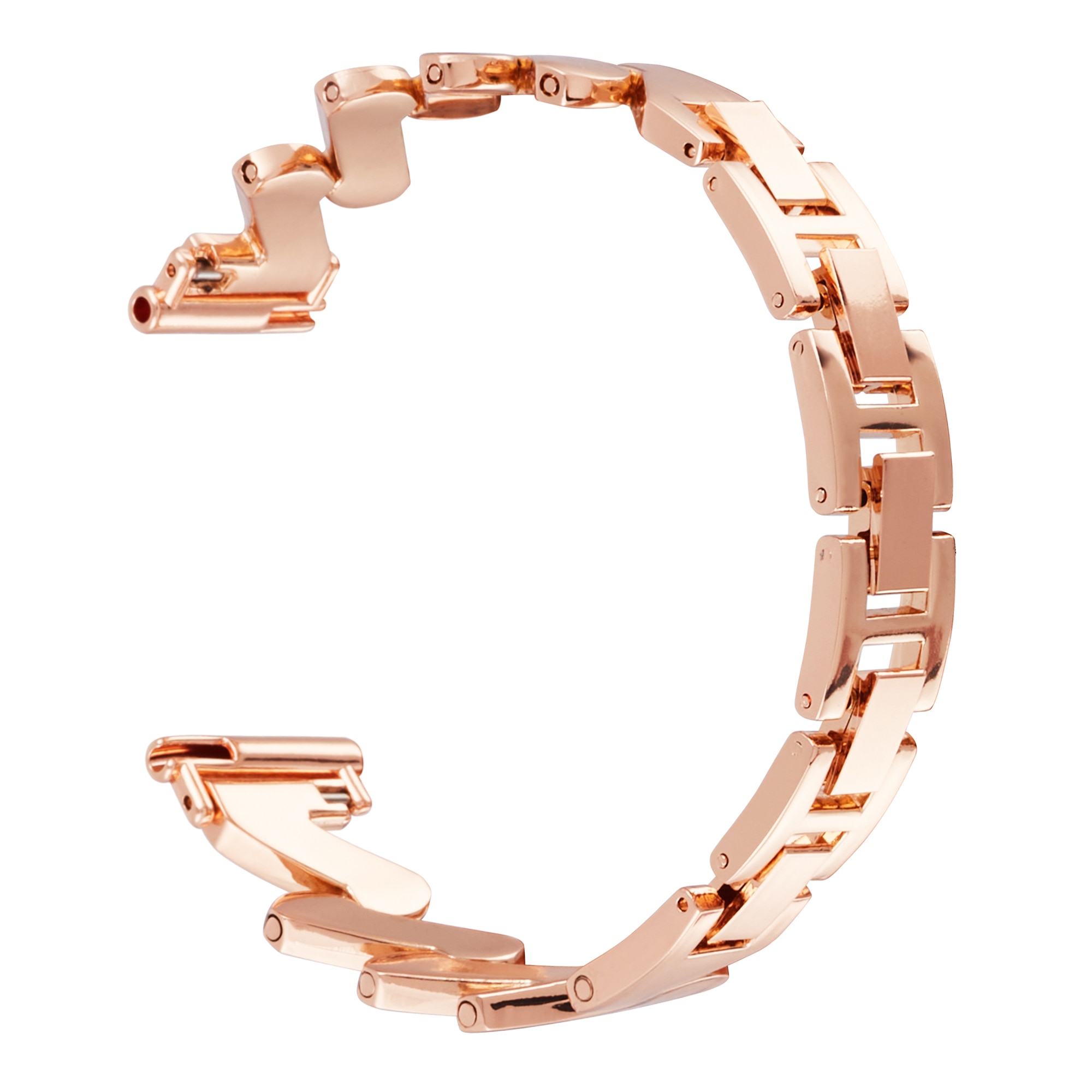 Garmin Vivoactive 4s Welliges Metallarmband roségold