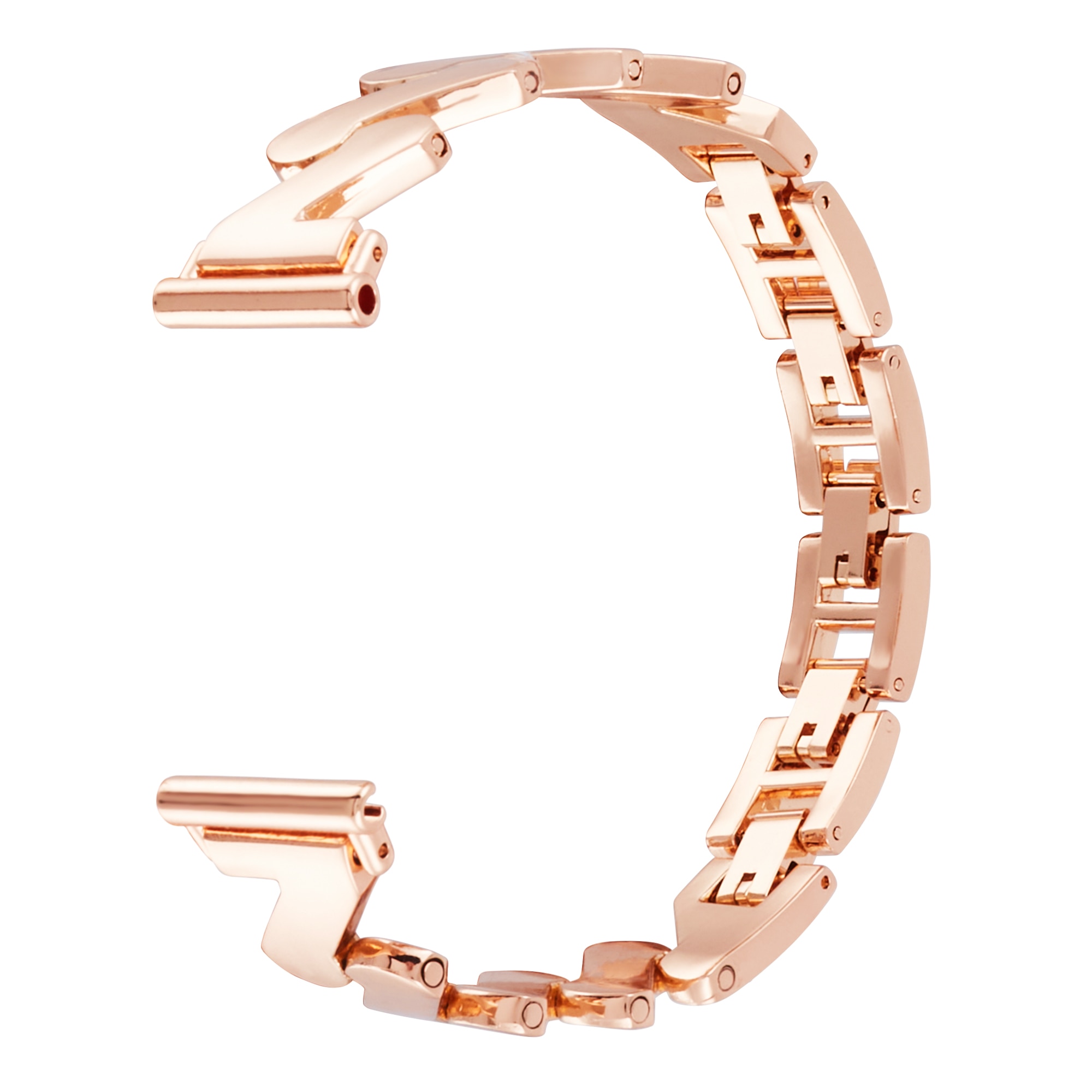 Withings ScanWatch Light Welliges Metallarmband roségold
