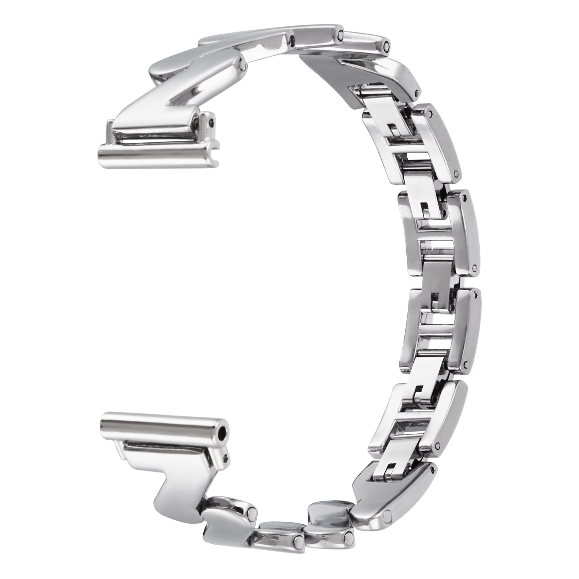 Withings Steel HR 36mm Welliges Metallarmband silber