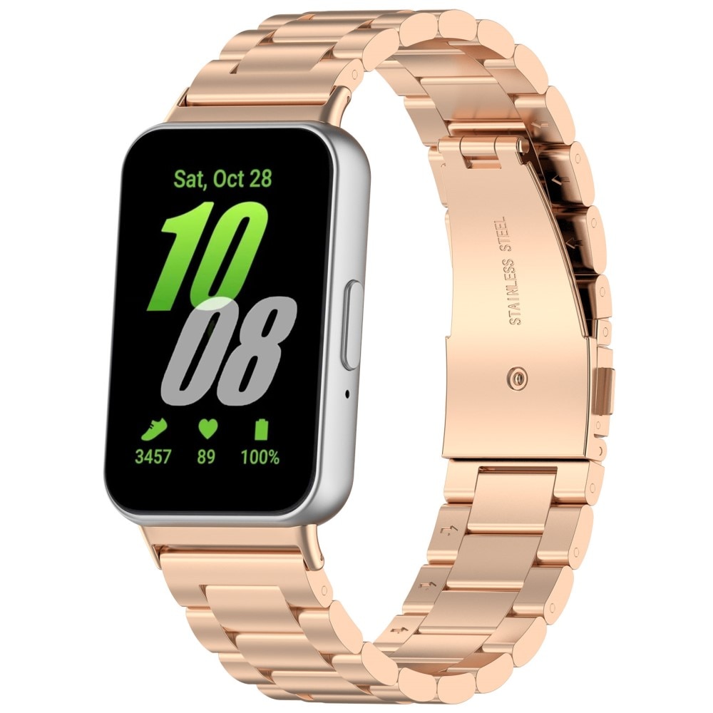 Samsung Galaxy Fit 3 Metallarmband roségold