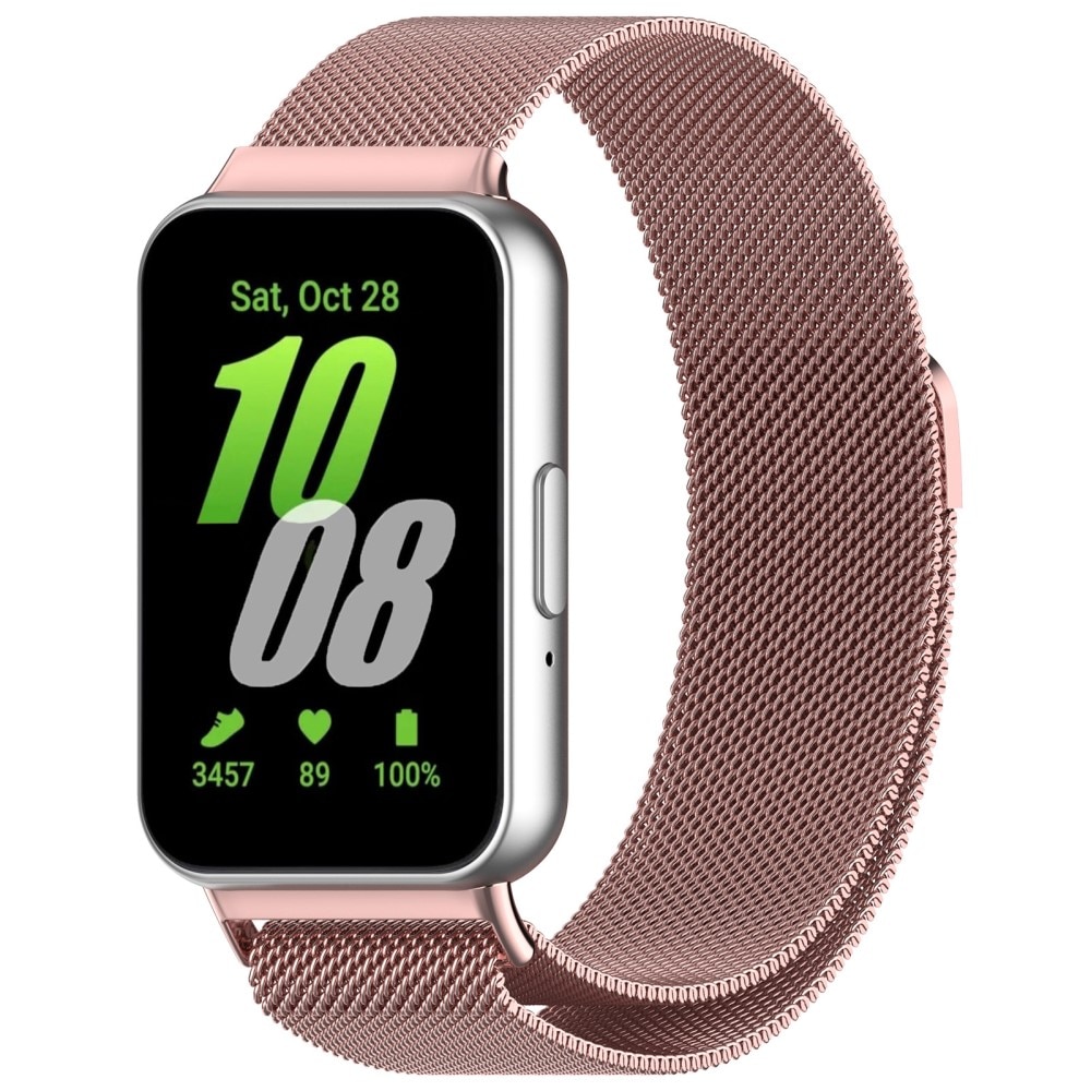 Samsung Galaxy Fit 3 Milanaise-Armband Rosagold
