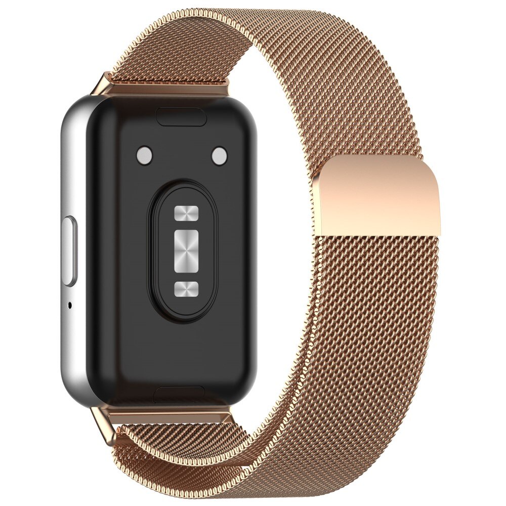 Samsung Galaxy Fit 3 Milanaise-Armband roségold