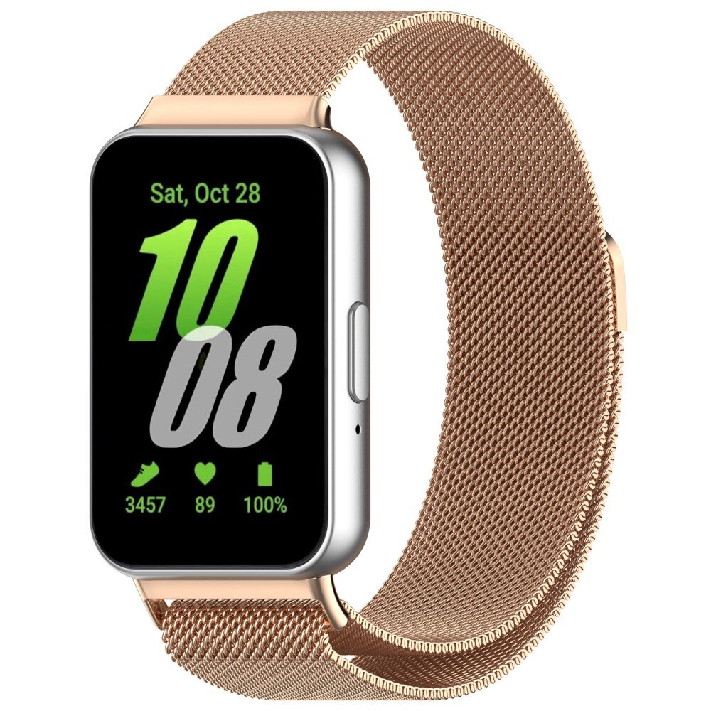 Samsung Galaxy Fit 3 Milanaise-Armband Roségold