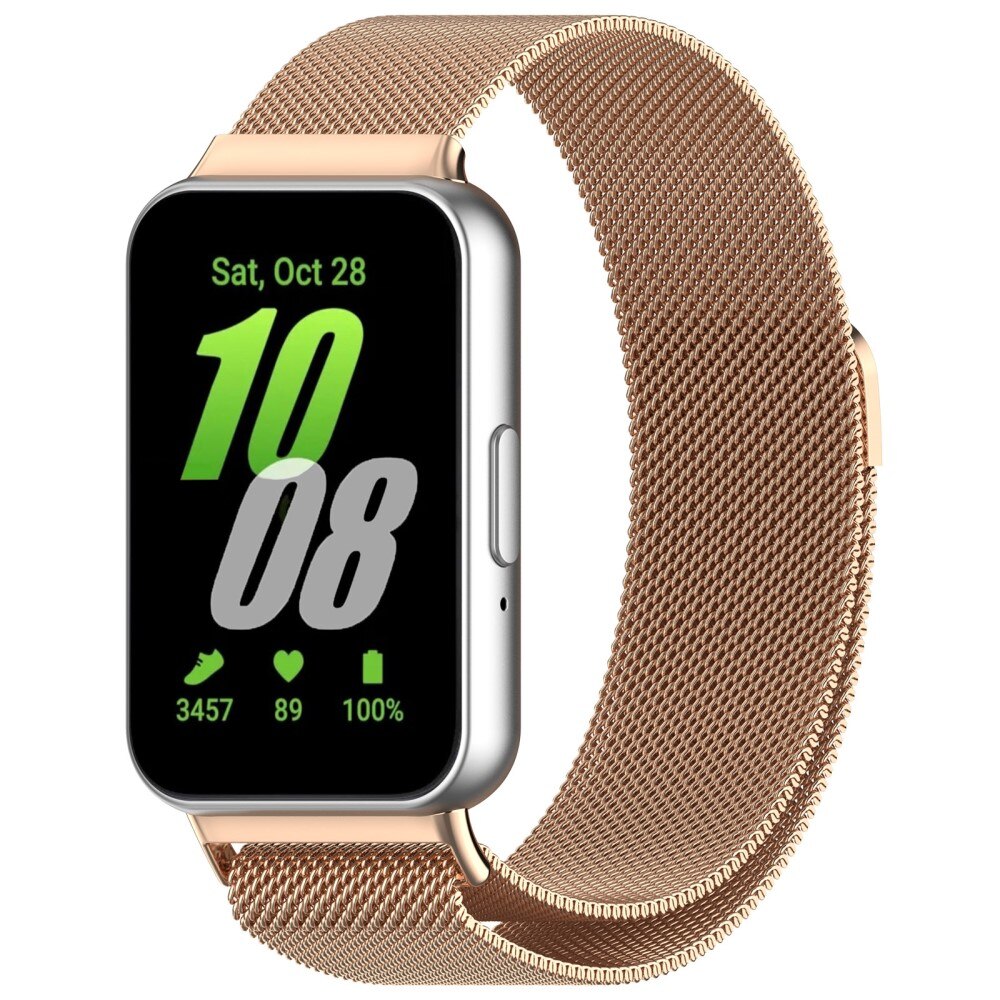 Samsung Galaxy Fit 3 Milanaise-Armband roségold