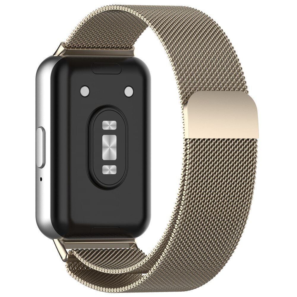 Samsung Galaxy Fit 3 Milanaise-Armband champagner gold