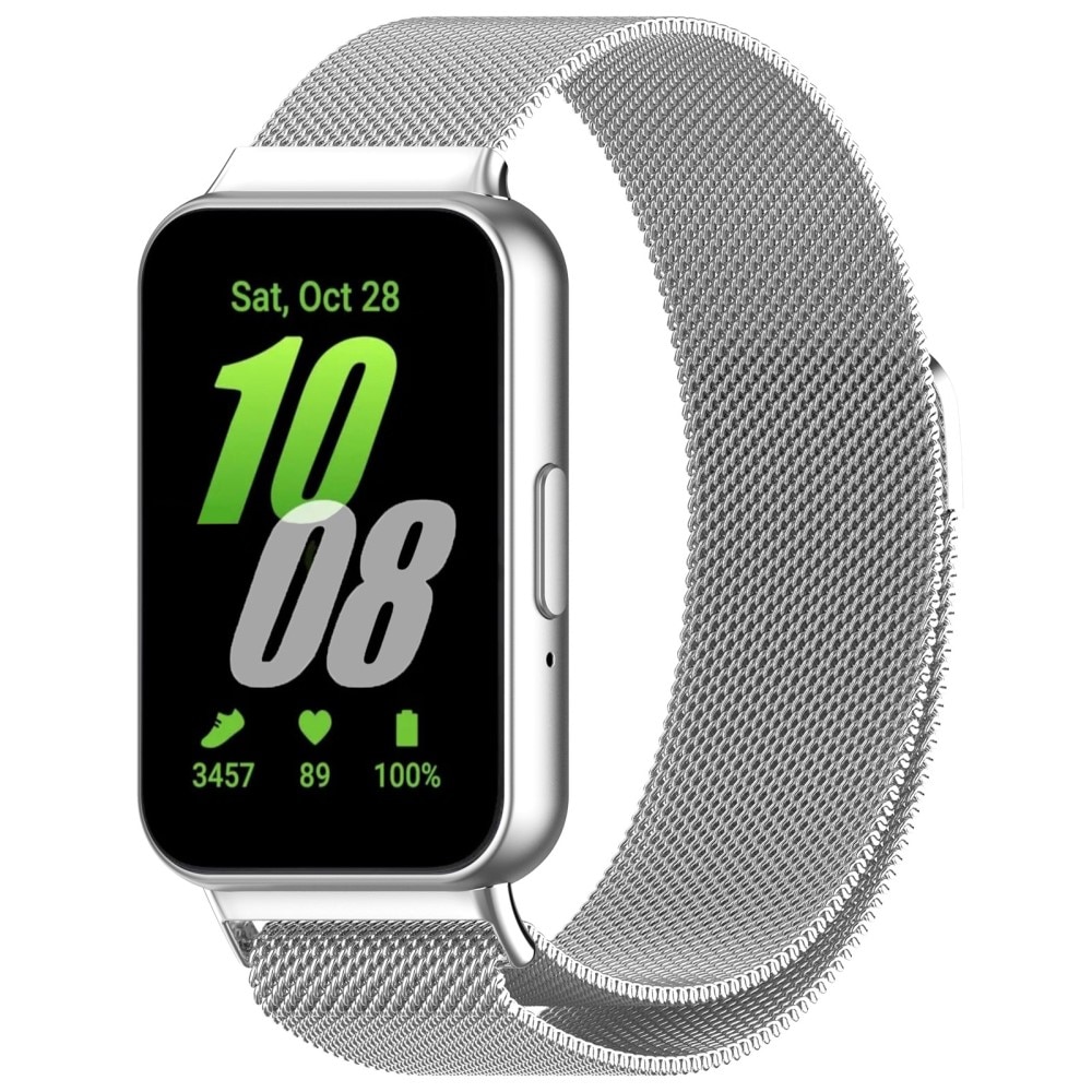 Samsung Galaxy Fit 3 Milanaise-Armband Silber