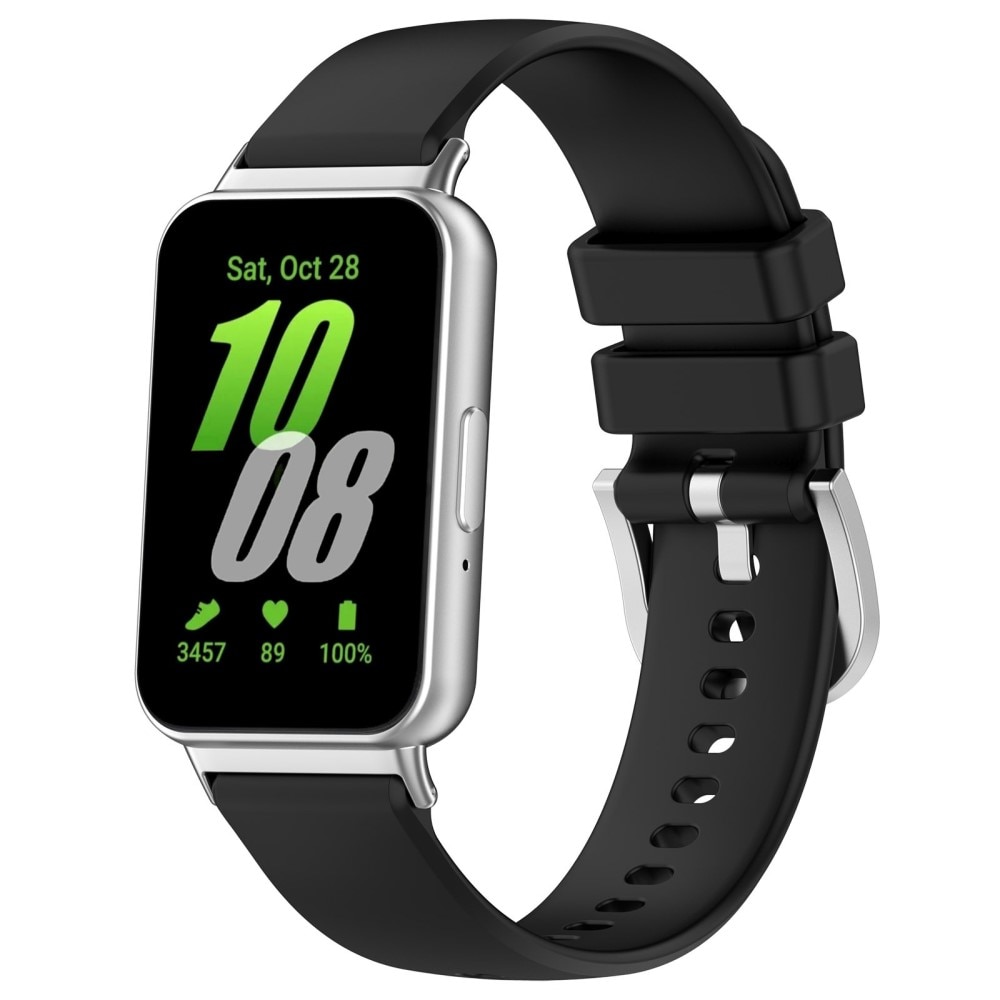 Samsung Galaxy Fit 3 Armband aus Silikon, schwarz