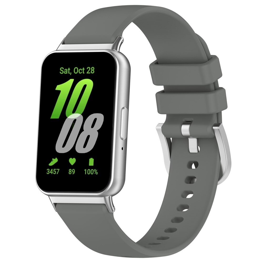 Samsung Galaxy Fit 3 Armband aus Silikon, dunkelgrau