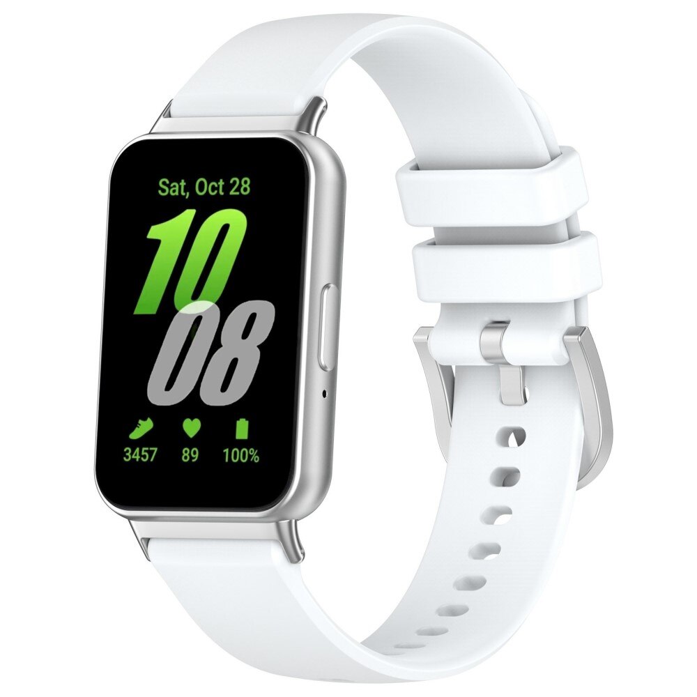 Samsung Galaxy Fit 3 Armband aus Silikon, weiß