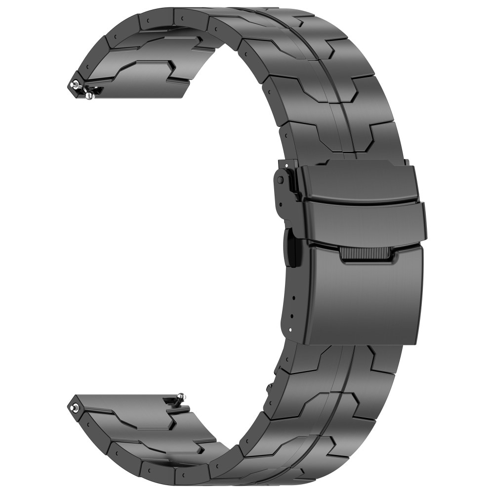 Race Armband aus Titan Universal 22mm schwarz