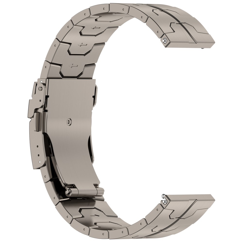 Race Armband aus Titan Universal 22mm grau