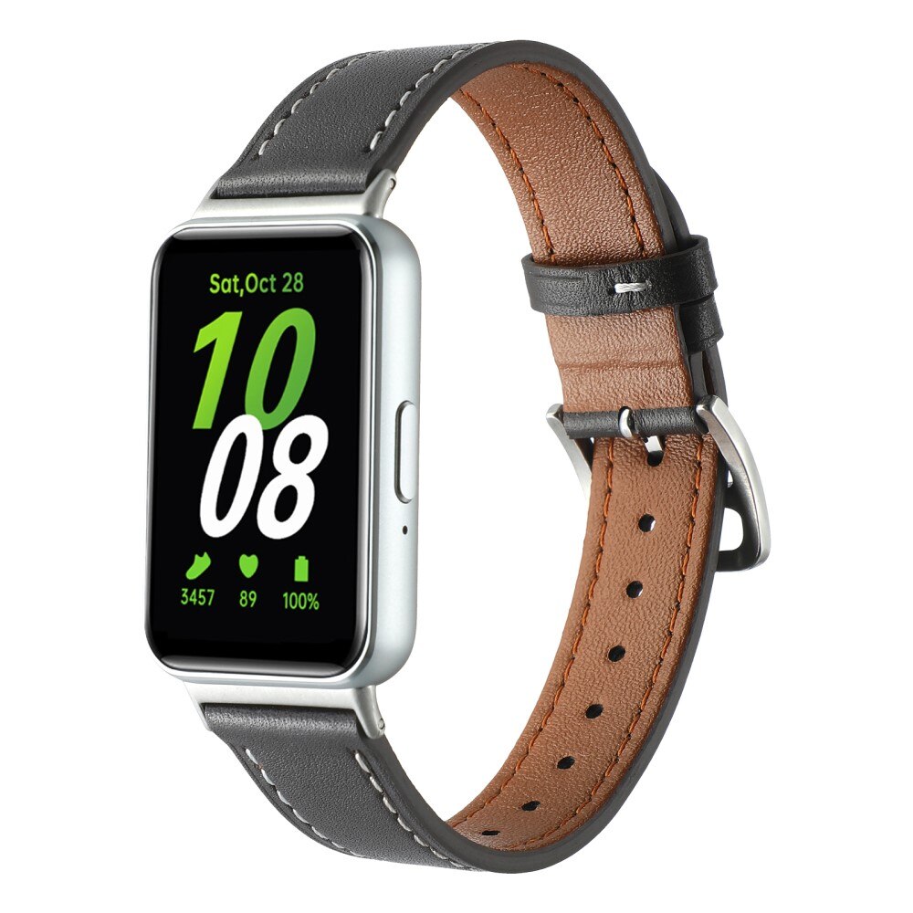 Samsung Galaxy Fit 3 Lederarmband schwarz