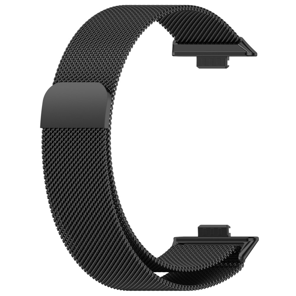 Huawei Watch Fit 4 Milanaise-Armband Schwarz
