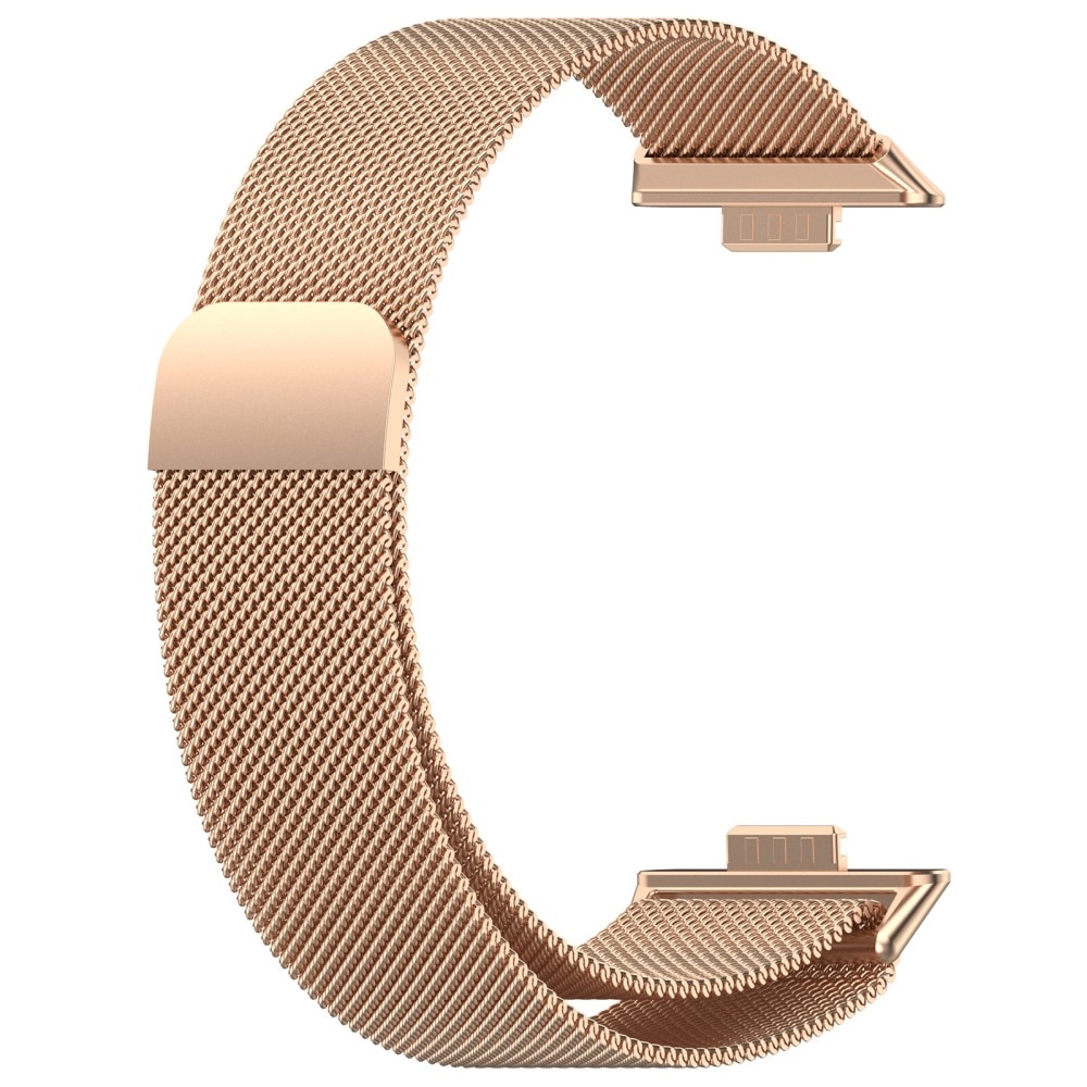 Huawei Watch Fit 4 Pro Milanaise-Armband Roségold